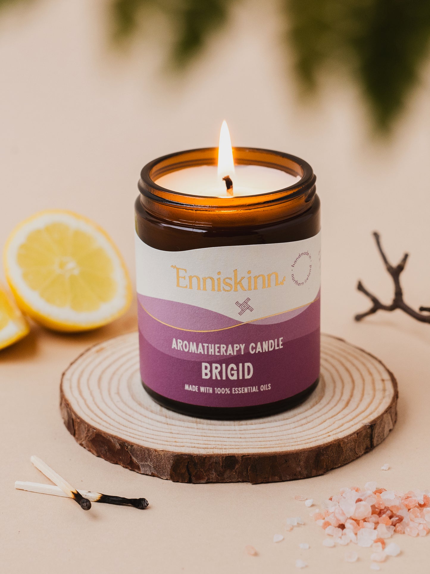 Brigid Aromatherapy Candle - 100% essential oils