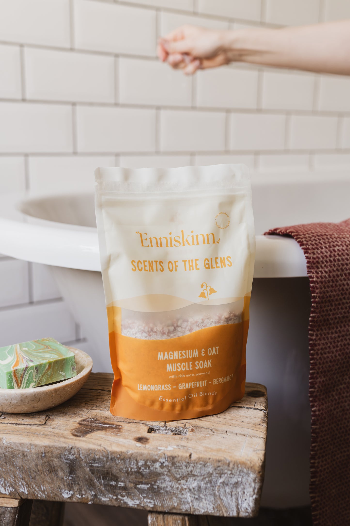 Scents of the Glens- Lemongrass Salt & Magnesium Muscle Soak