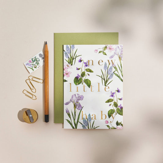 Bountiful Blooms - New little baby - Card