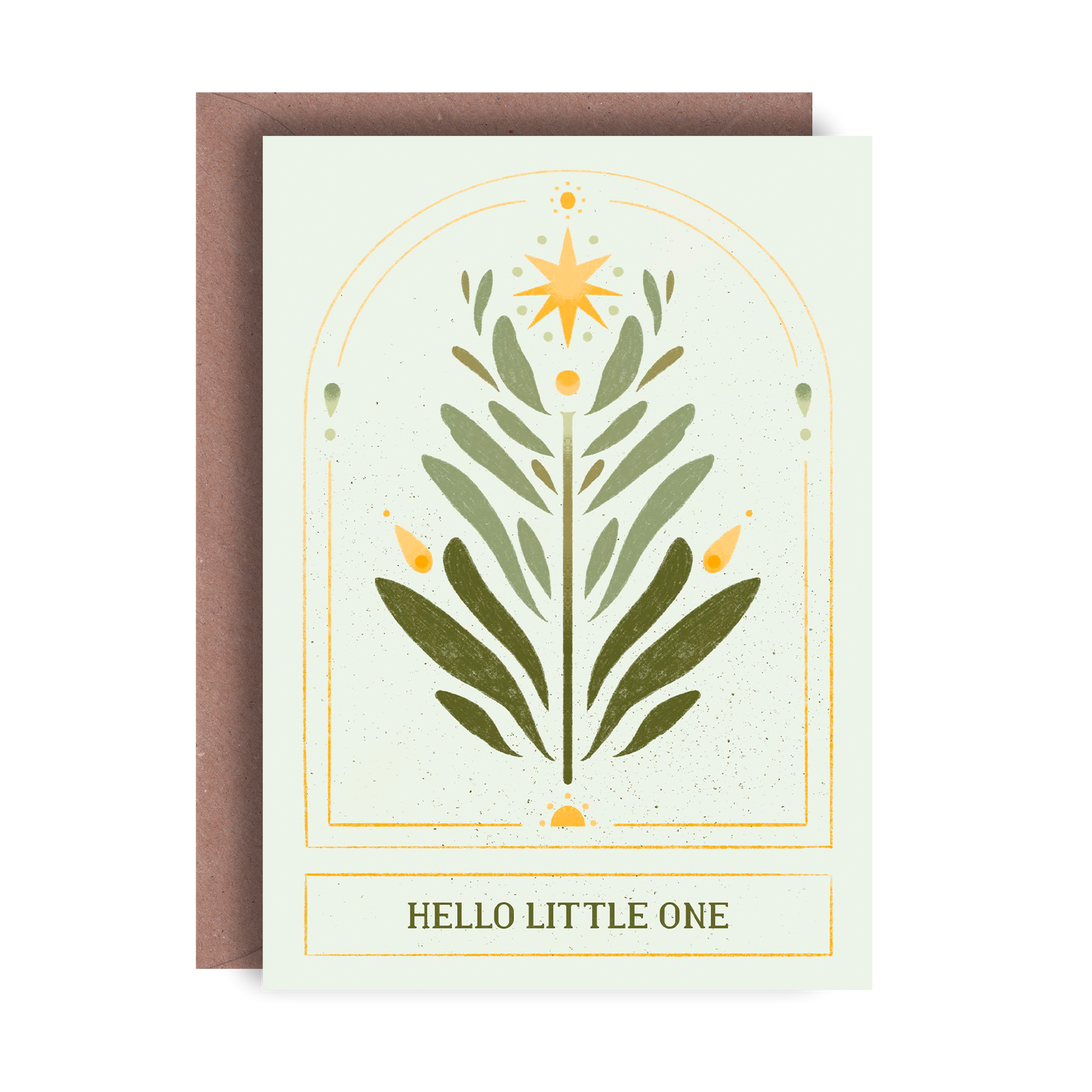 HELLO LITTLE ONE GREETING CARD