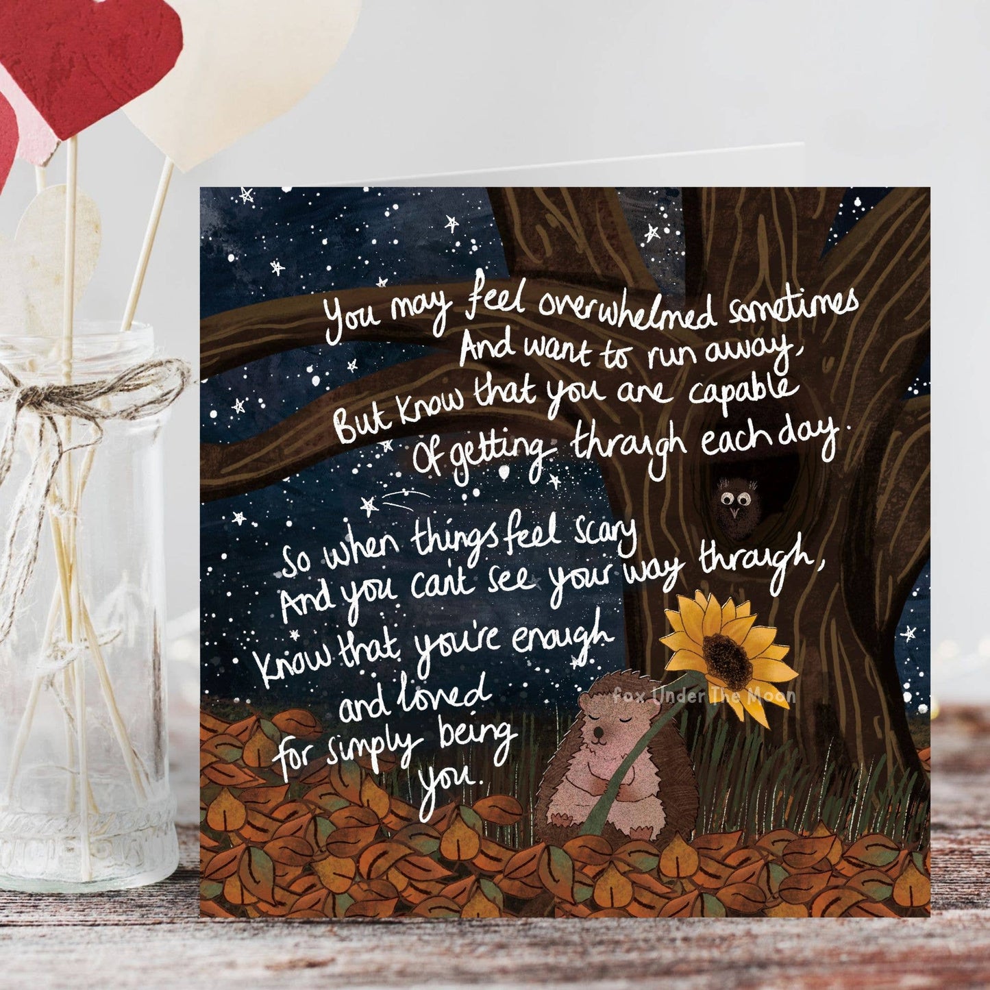 Foiled Greeting Card - 'Being You'