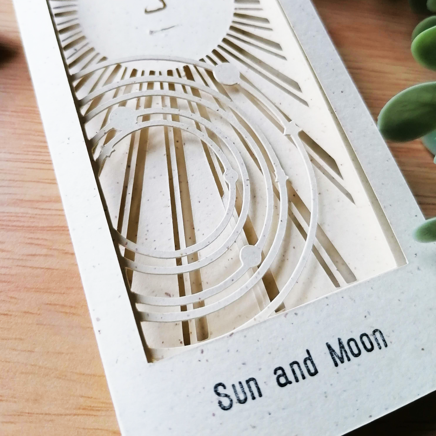 SUN AND MOON 3D BOOKMARK