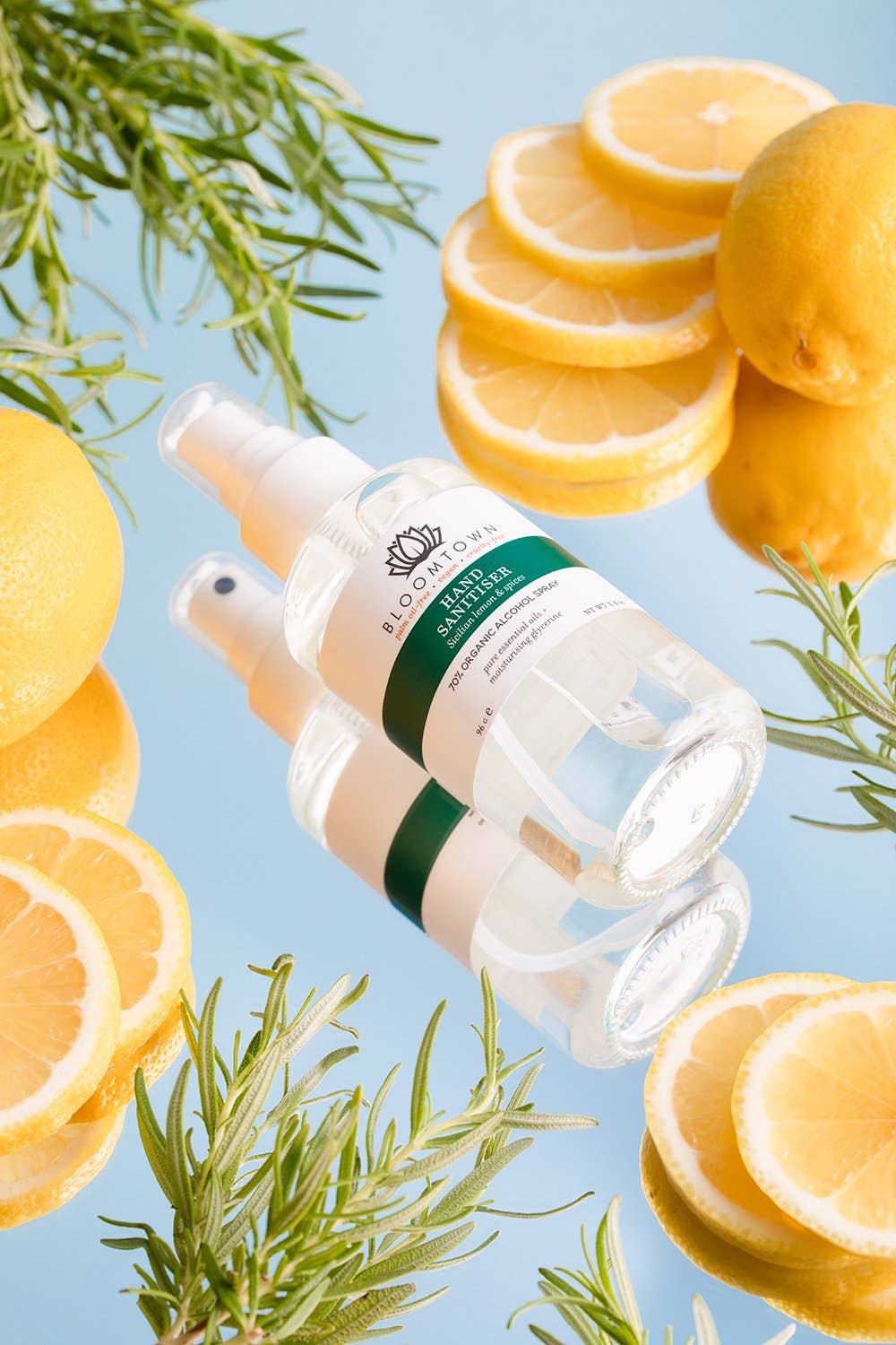 70% Alcohol Organic Hand Sanitiser Spray - Lemon & Spices (Cleanse) - Natural & Organic