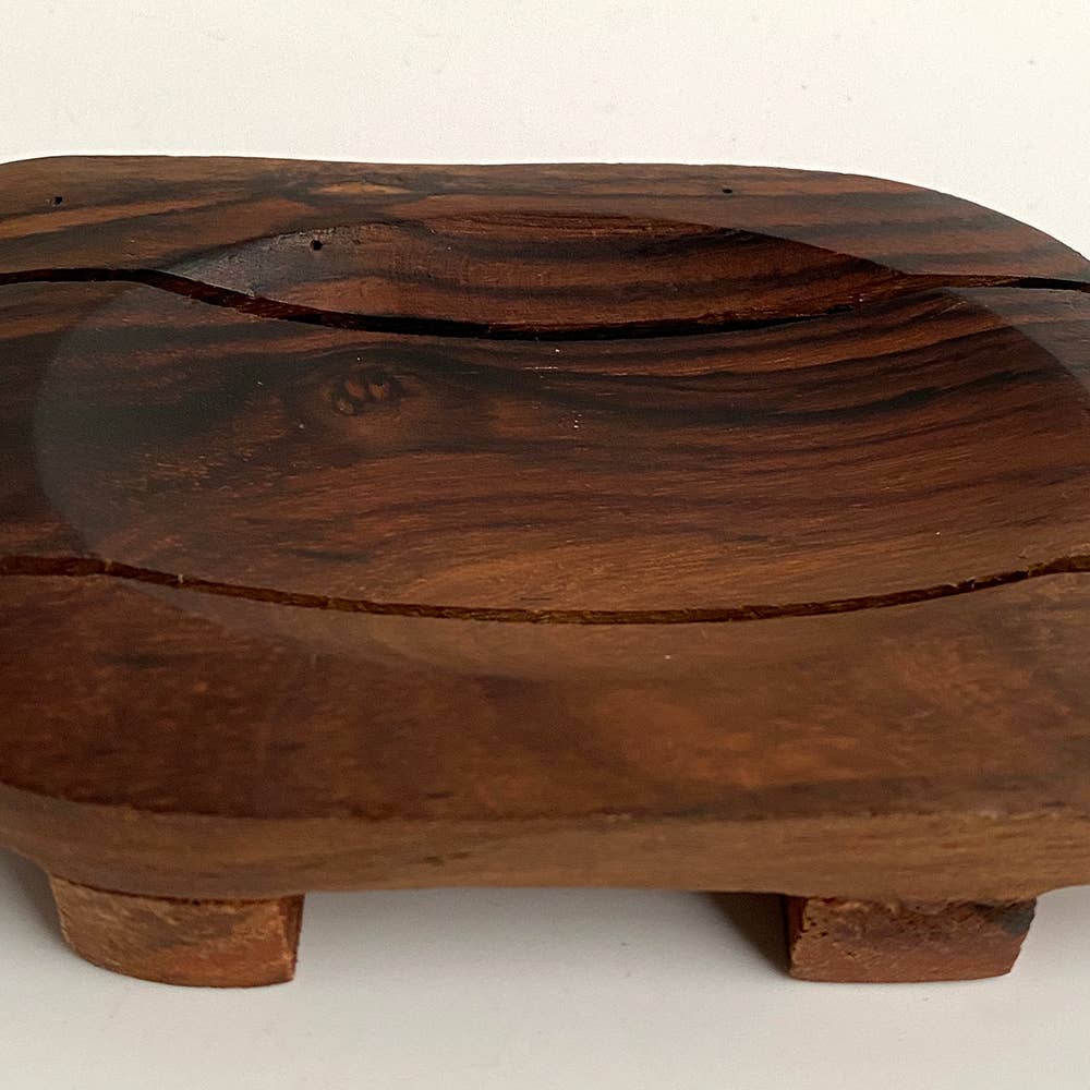 Sono Wood Soap Dish, 11x8cm