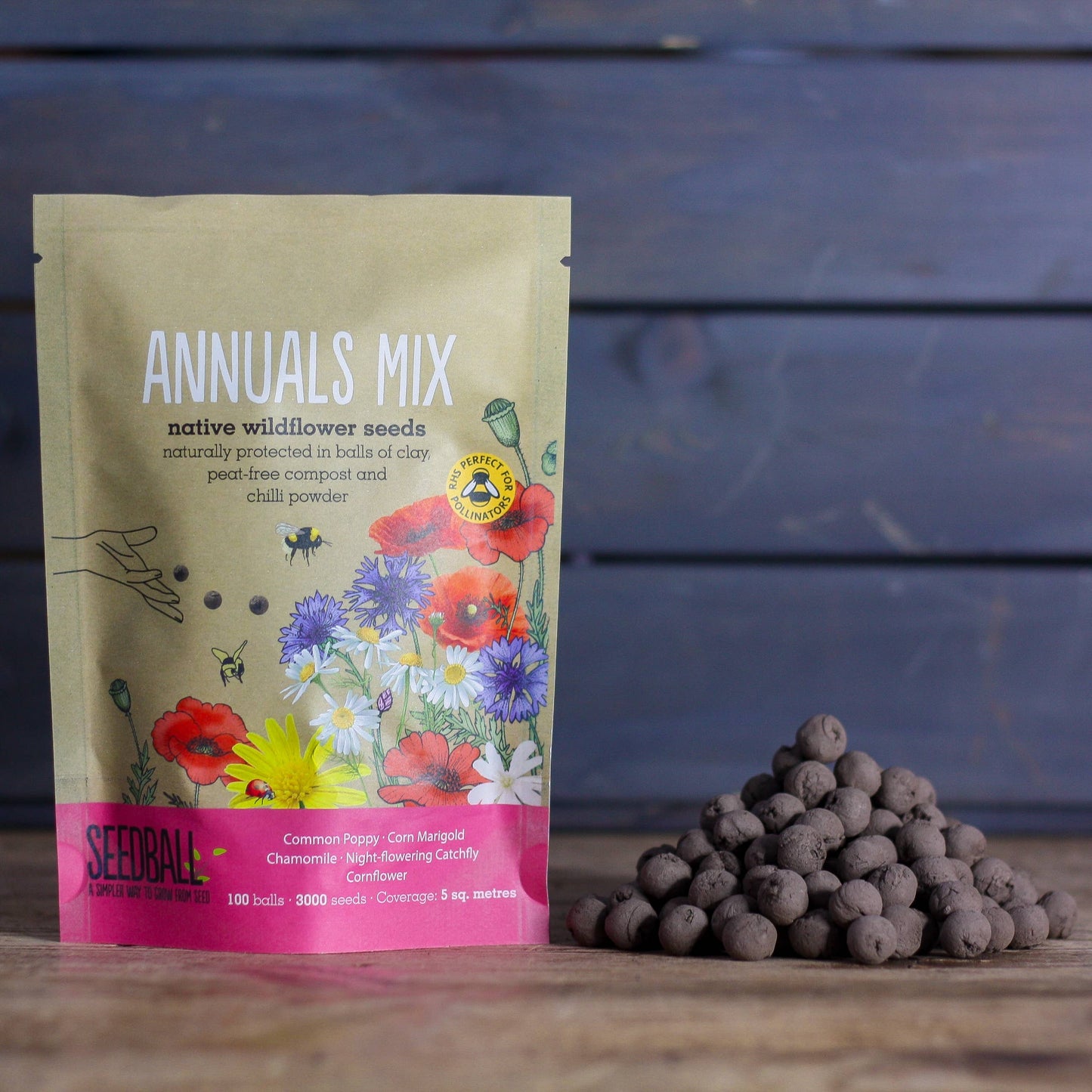 Seedball Wildflower Grab Bags - Annuals Mix