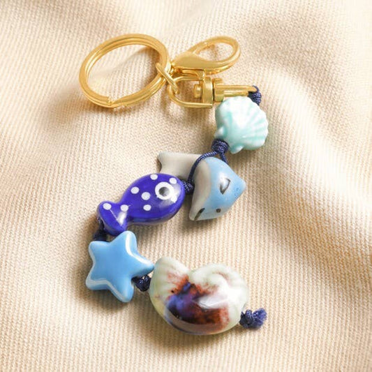 Under the Sea Ceramic Ocean Keyring