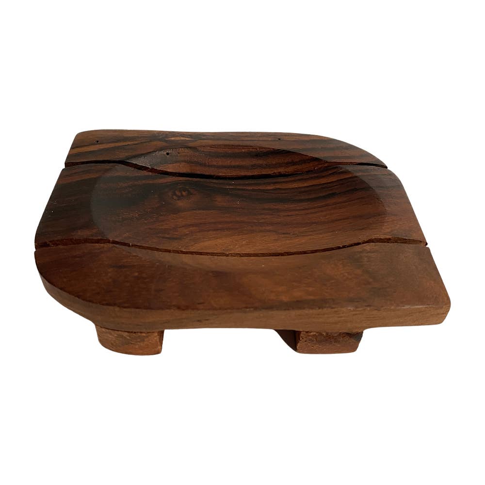 Sono Wood Soap Dish, 11x8cm