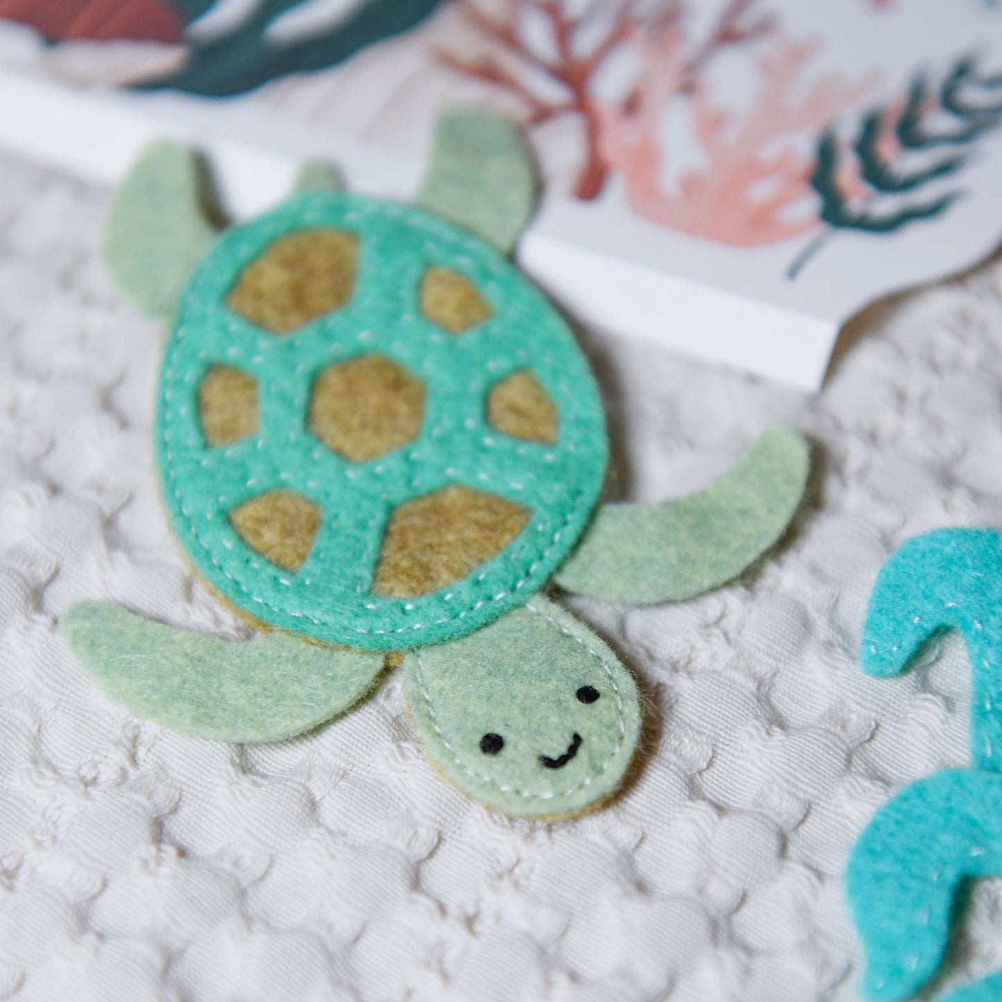 Sea Turtle Finger Puppet Craft Kit