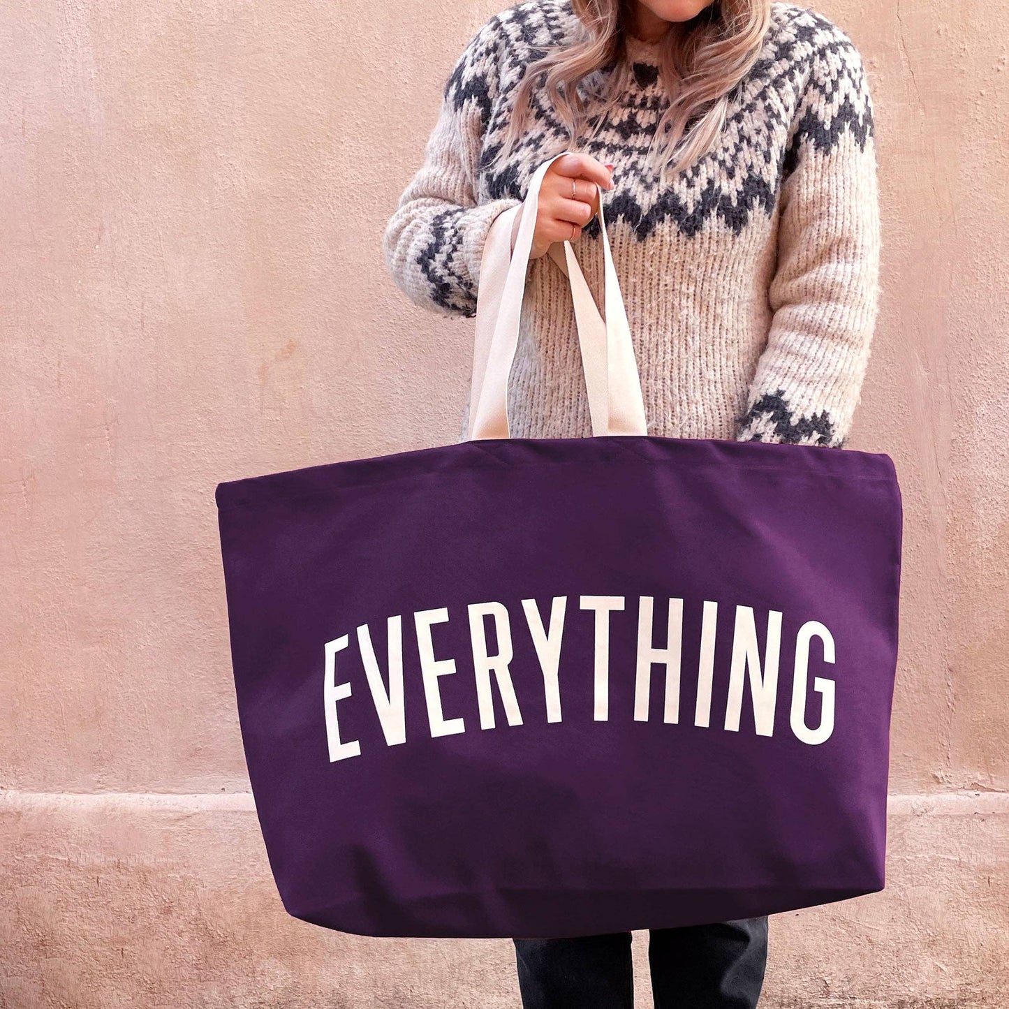 Everything - Plum REALLY Big Bag