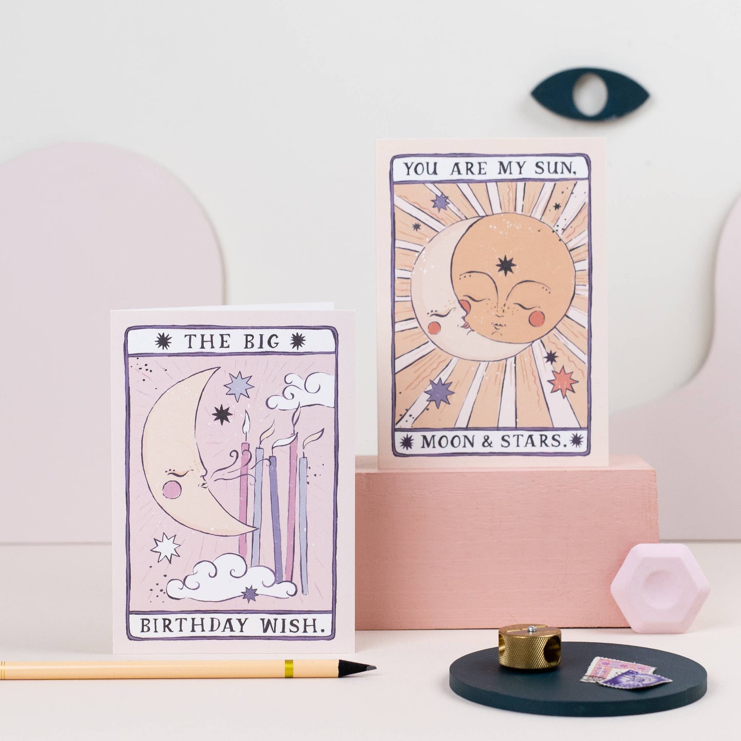 Sun, Moon & Stars Card | Love Card | Anniversary Cards