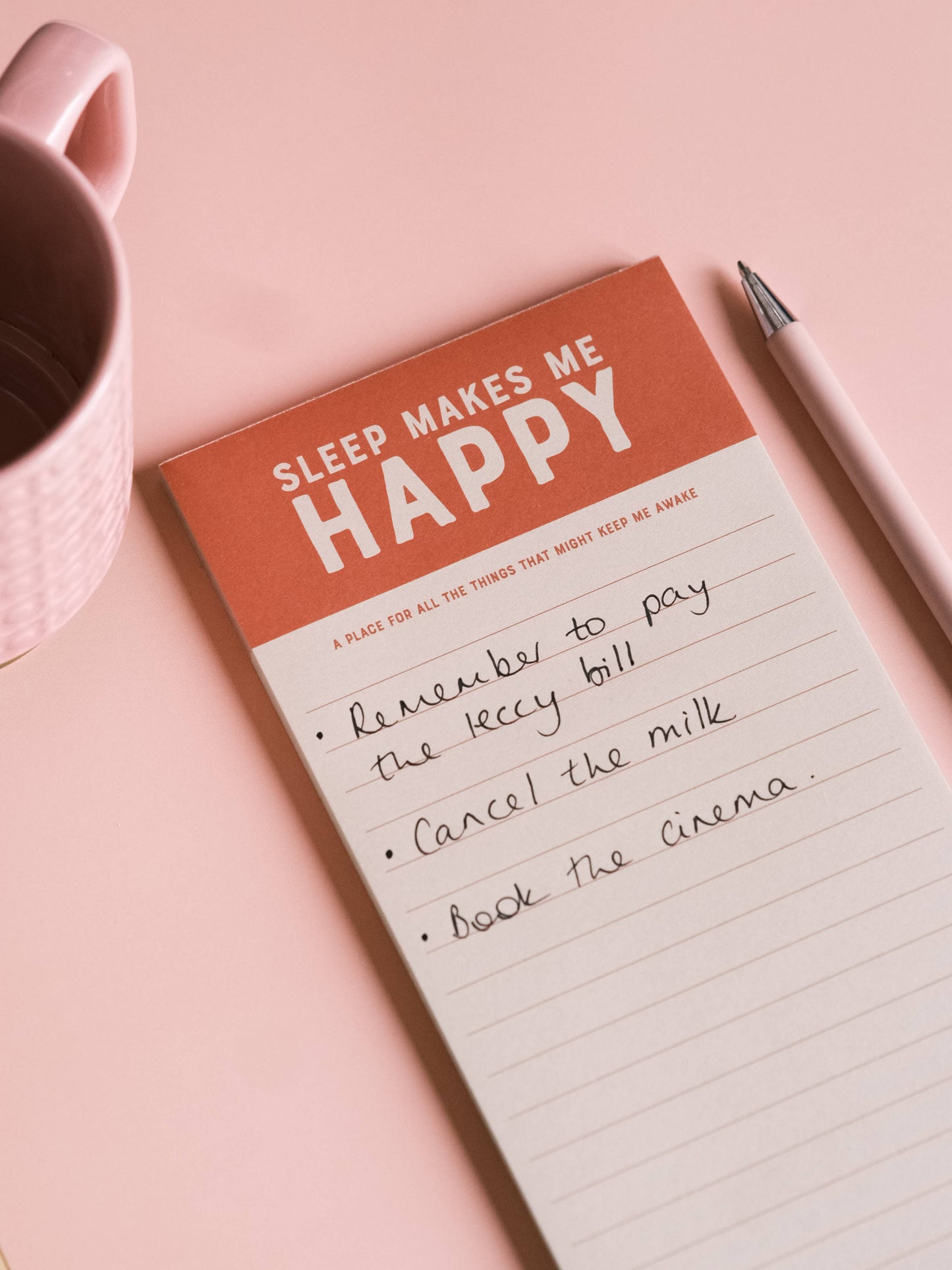 Sleep Make Me Happy Notepad