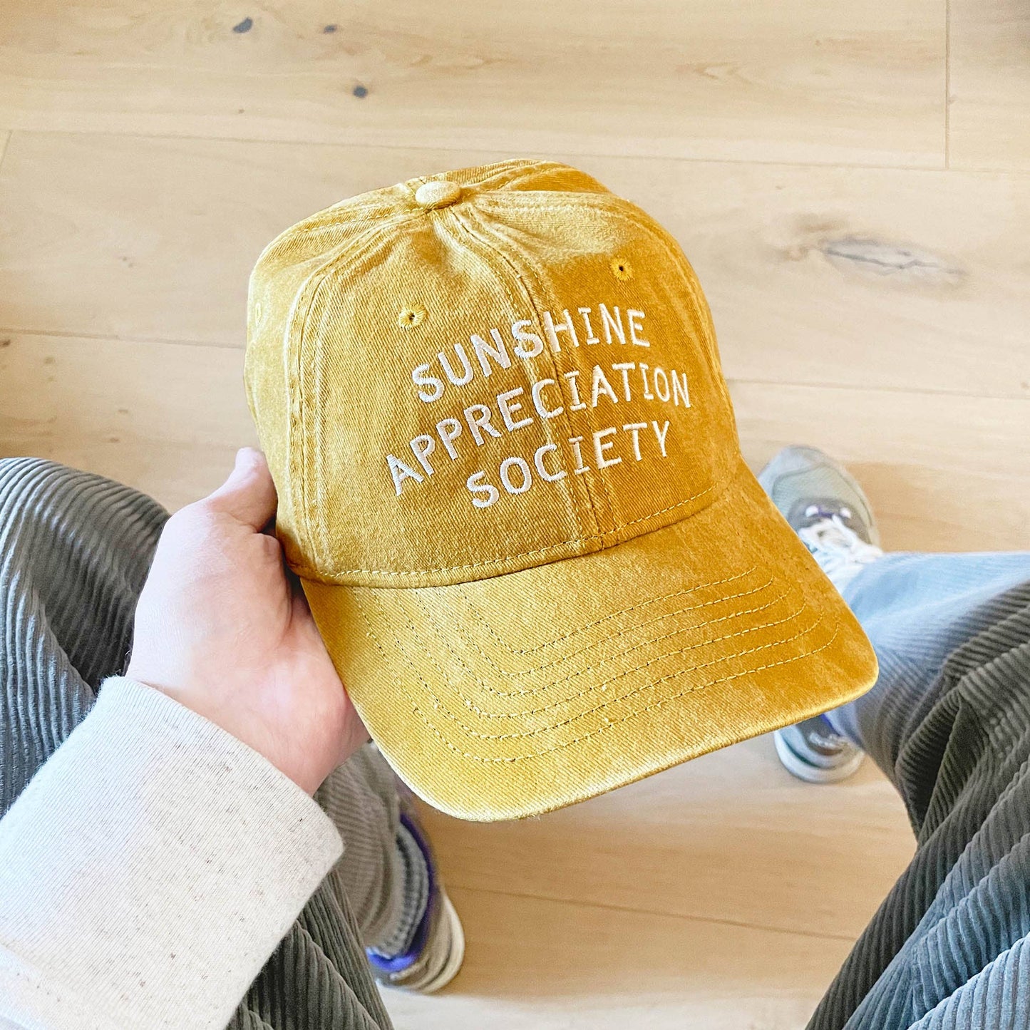 Sunshine Appreciation Society - Cotton Baseball Cap