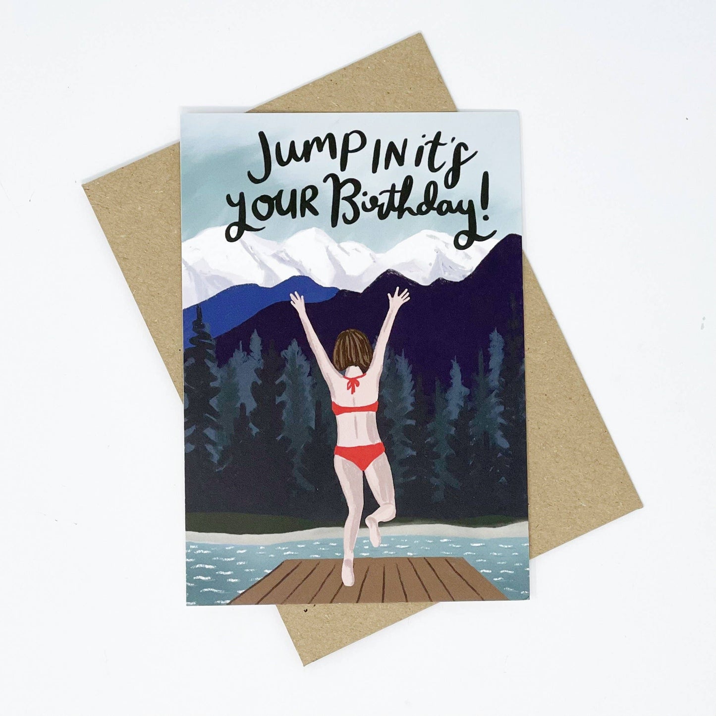 Jump In It's Your Birthday Card