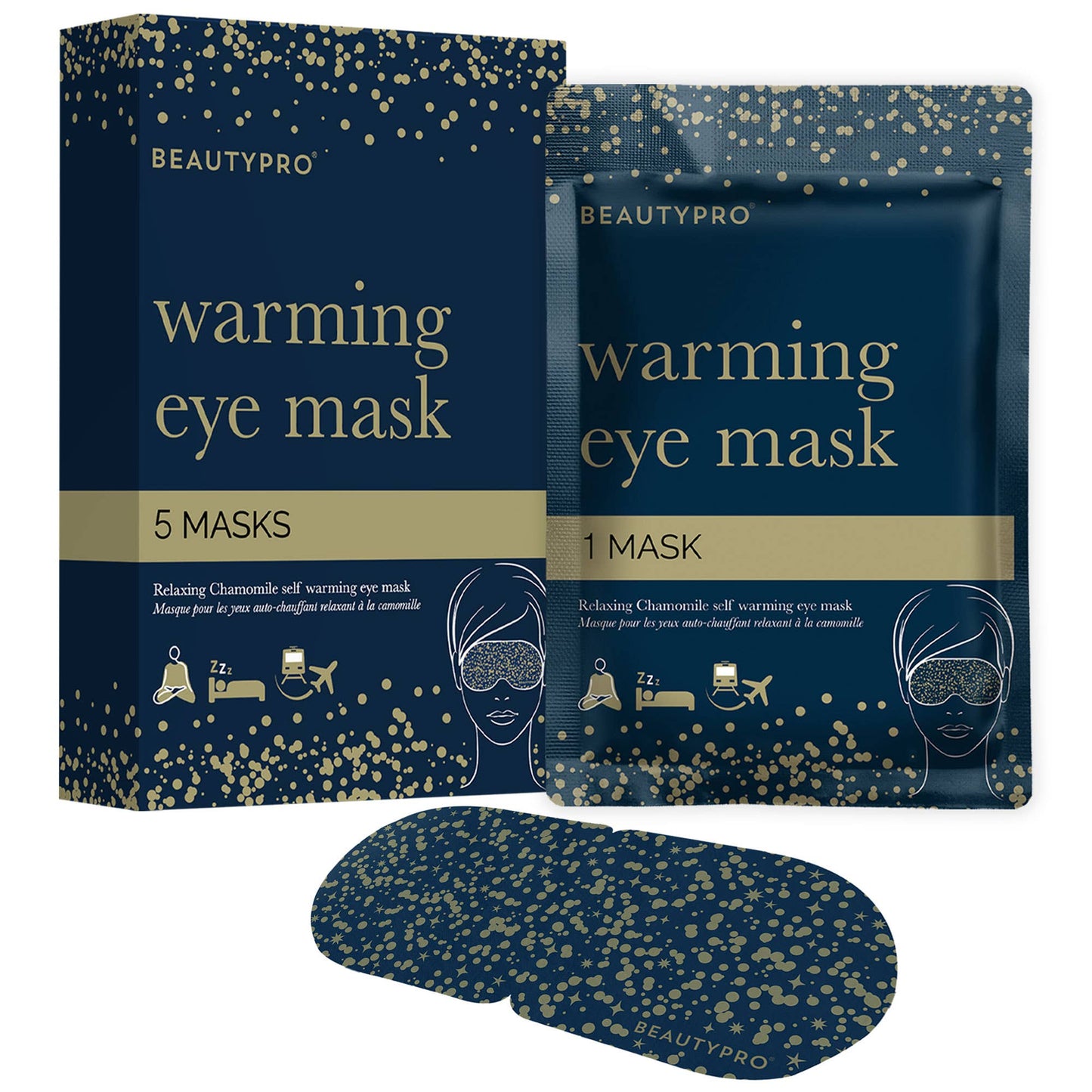 WARMING Eye Mask - Self Heating, Vegan, Great for Gifting