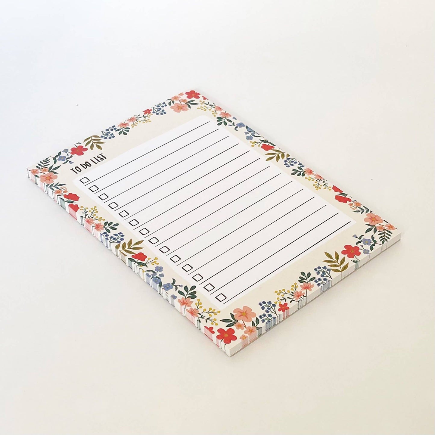 FLORAL To Do List - Notepad