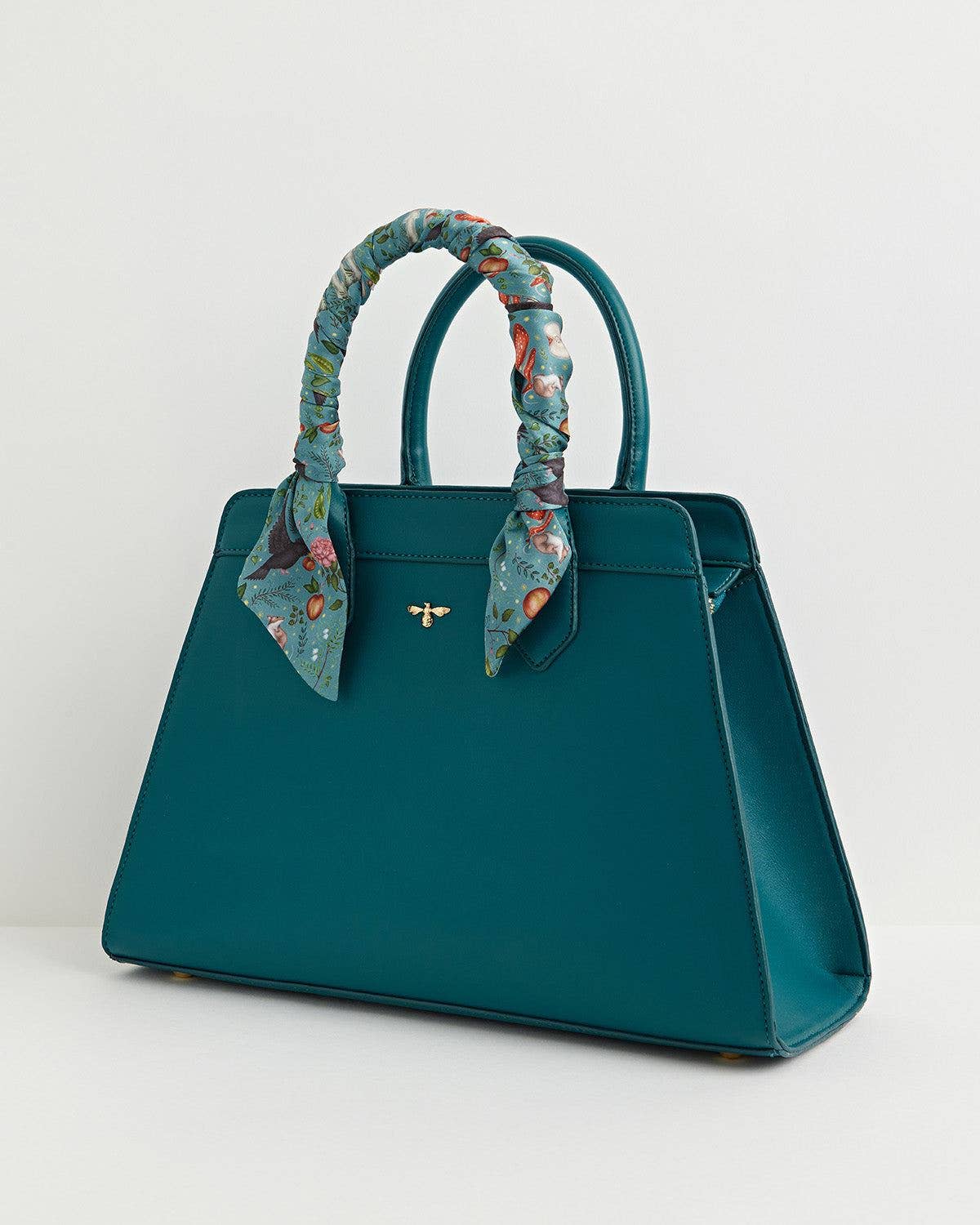 Into the Woods Teal Tote