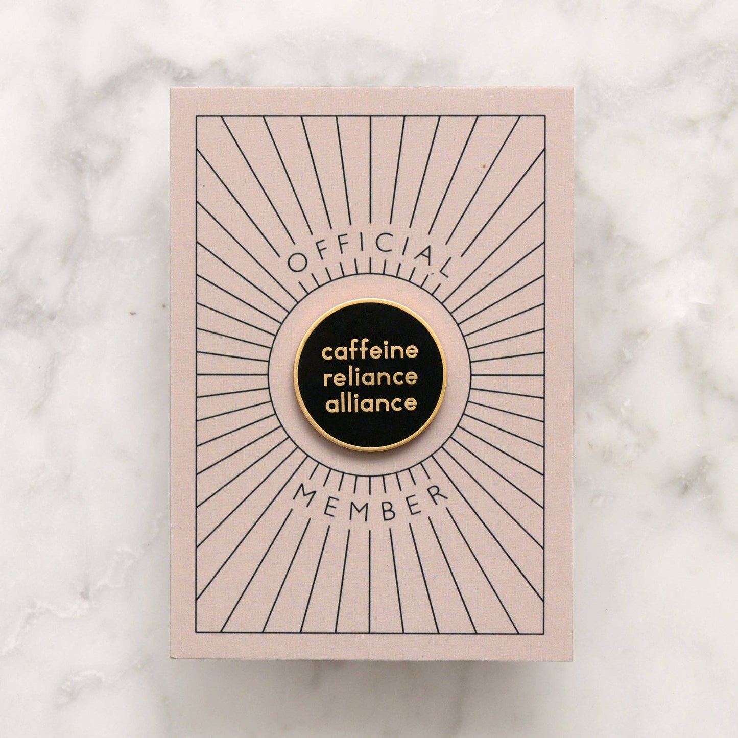 Caffeine Reliance Alliance - Enamel Pin