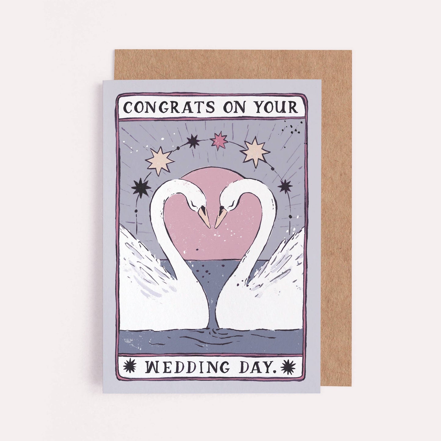 Swans Wedding Card | Same Sex Wedding Cards | Pride