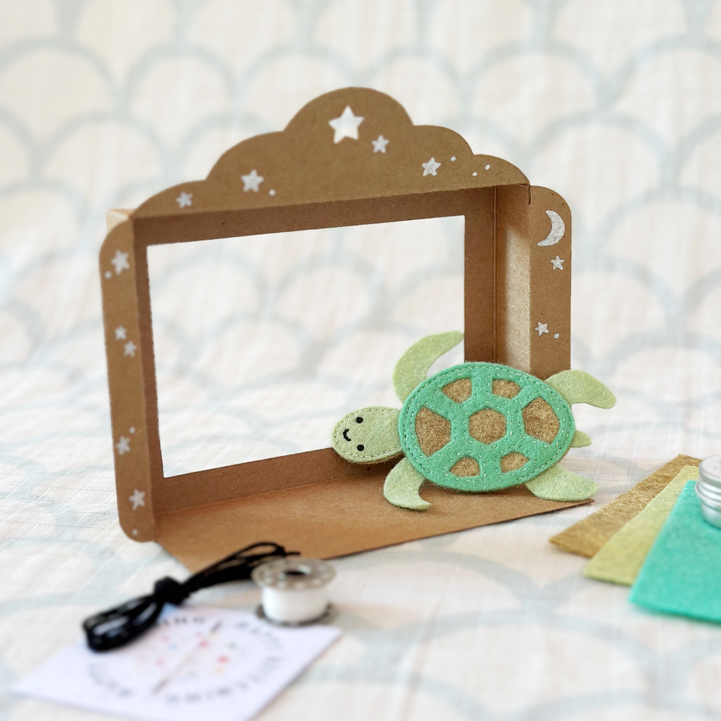 Sea Turtle Finger Puppet Craft Kit