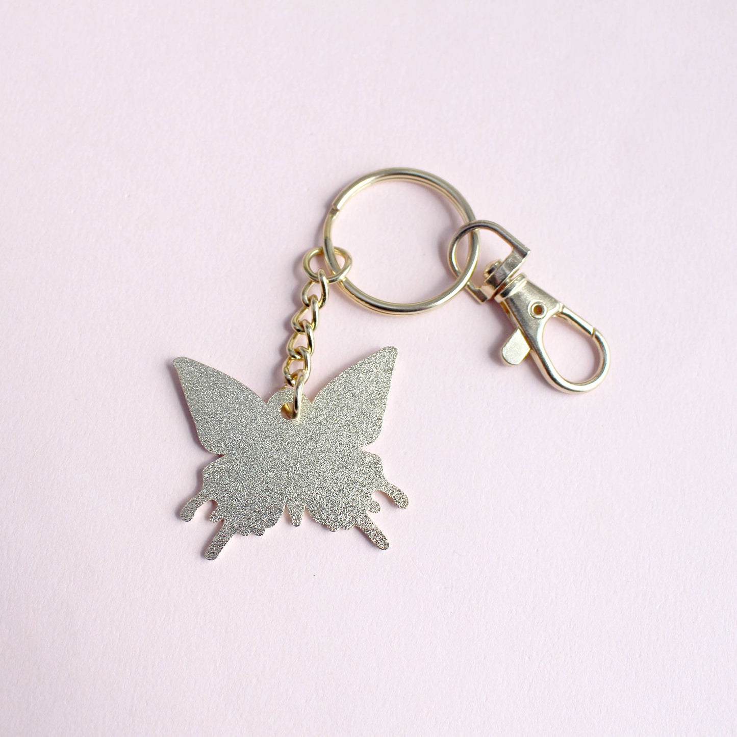 Yin and Yang Butterfly Key Chain