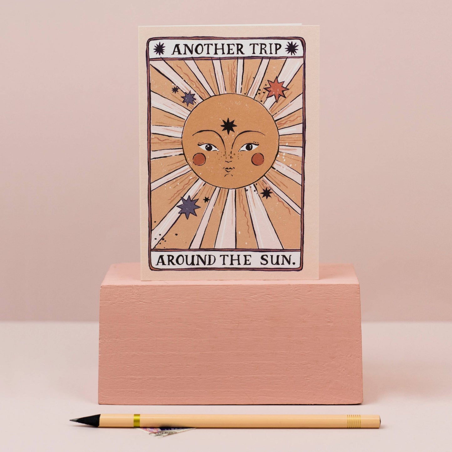 Tarot Sun Birthday Card | Tarot Card | Sun Greeting Cards