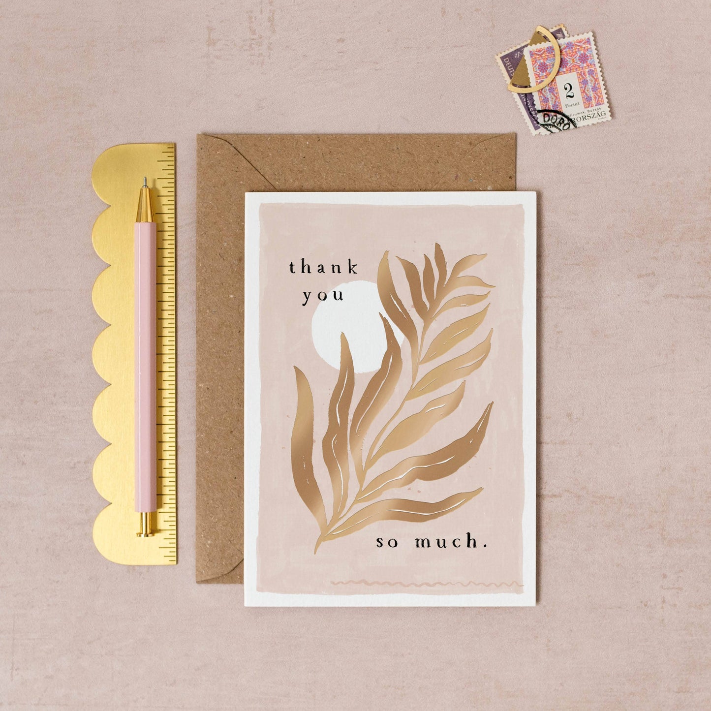 Leaf Thank You Card | Thank You Cards | Thank You Teacher