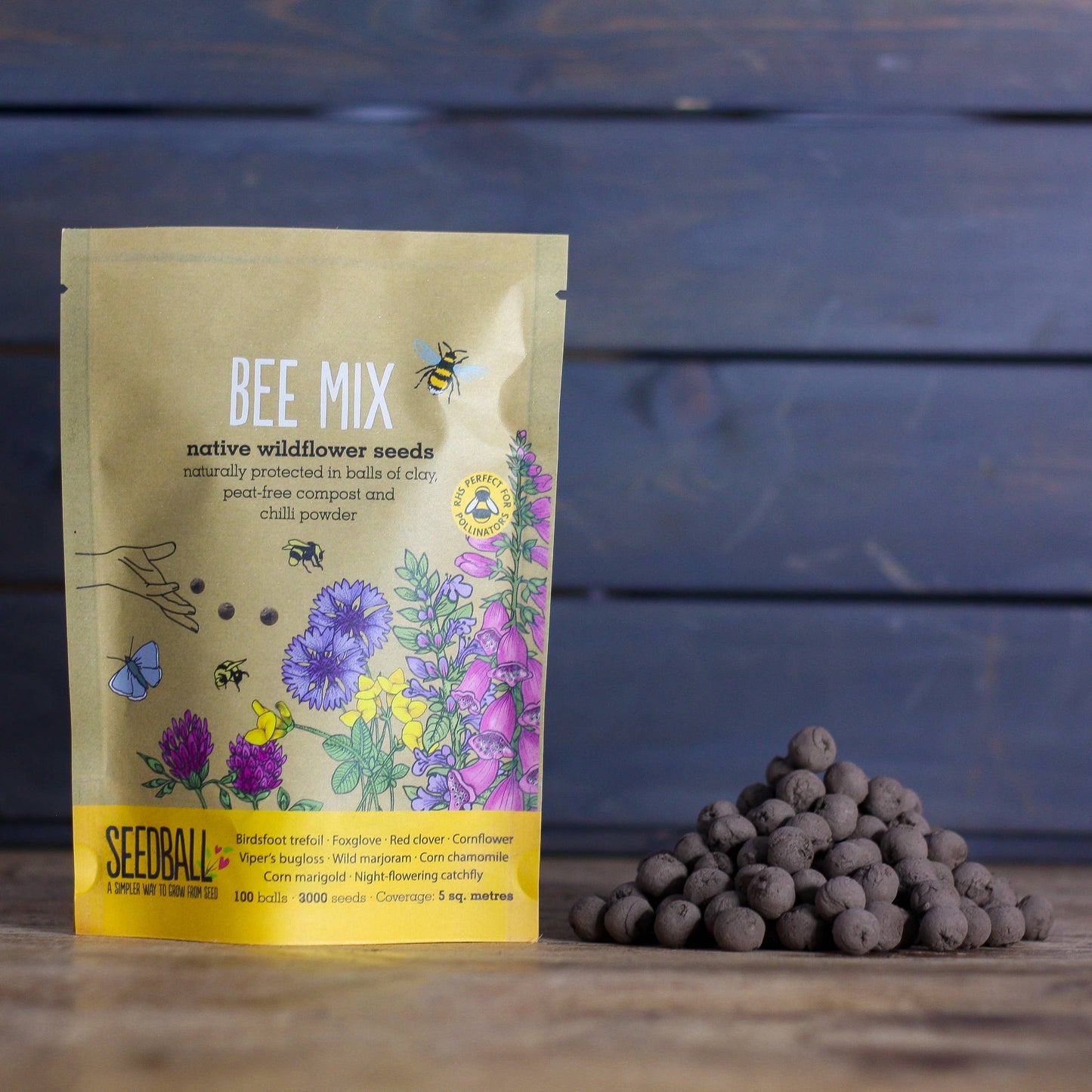 Seedball Wildflower Grab Bags - Bee Mix