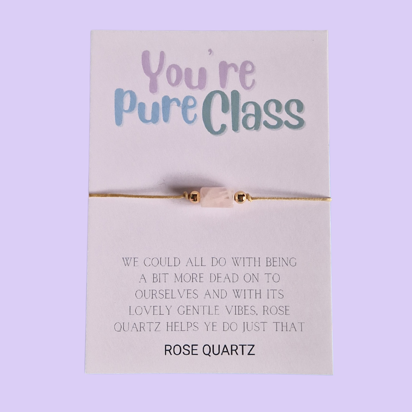 YOU'RE PURE CLASS ADJUSTABLE BRACELET