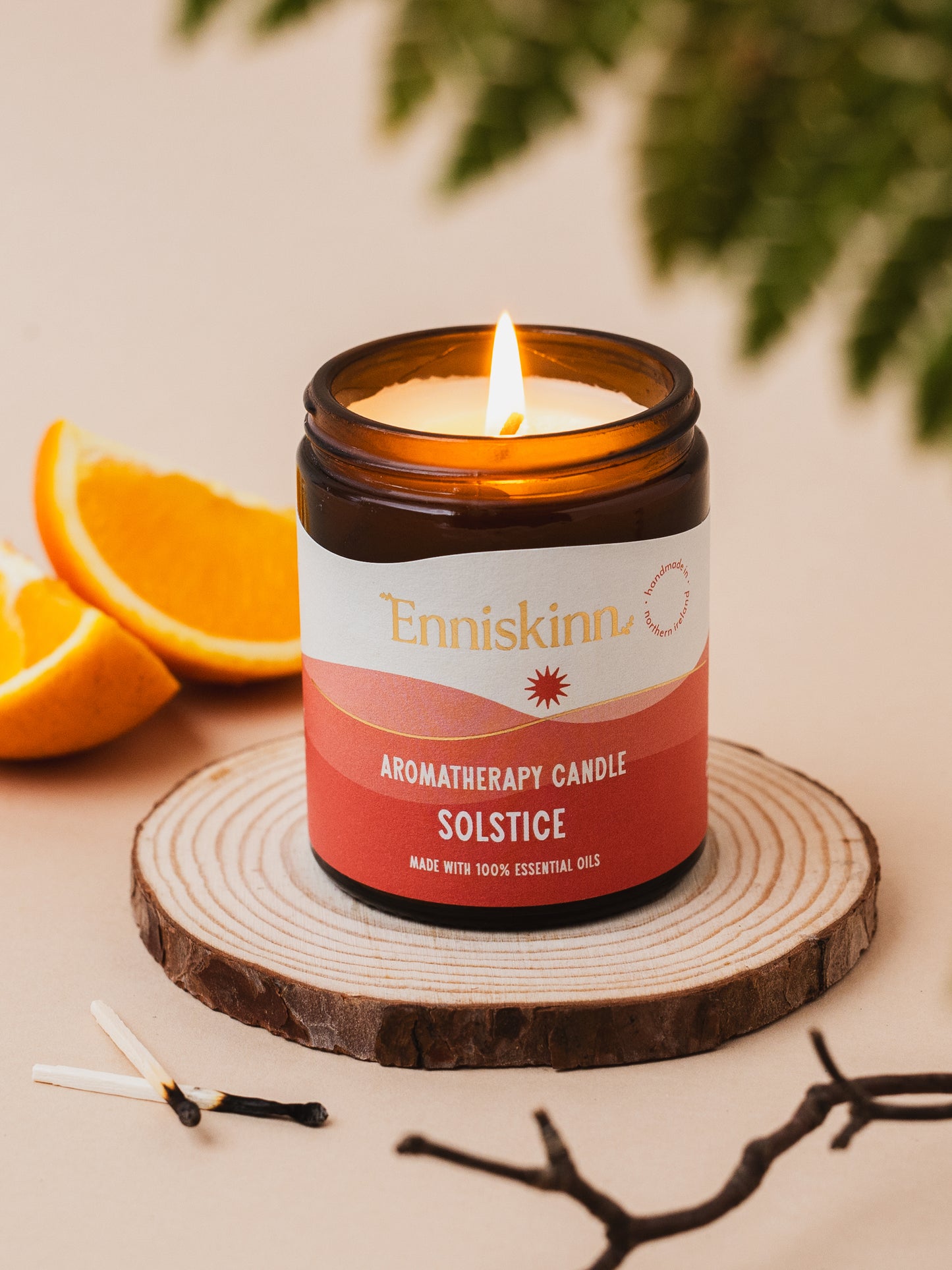 Solstice Aromatherapy Candle - 100% essential oils