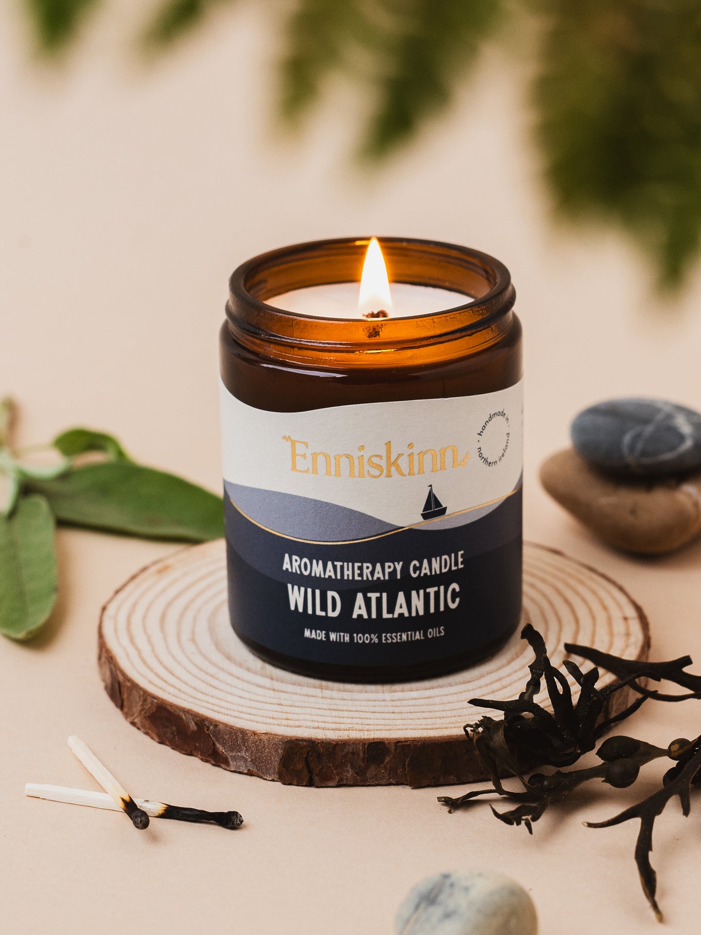 Wild Atlantic Aromatherapy Candle - 100% essential oils