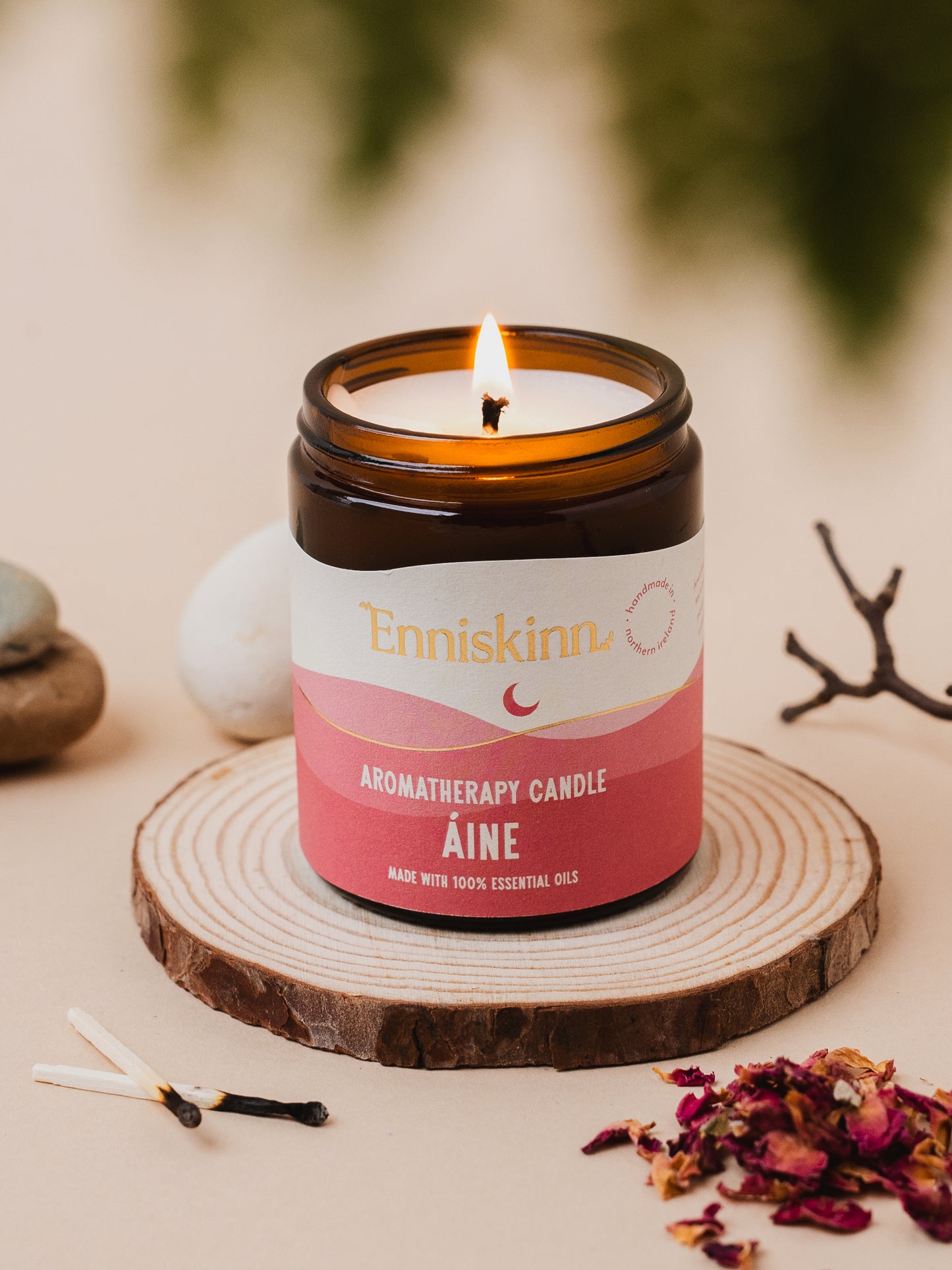 Aine Aromatheraphy Candle - 100% Essential Oils