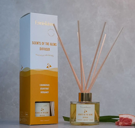 Scents of the Glens - Lemongrass, Grapefruit -Reed Diffuser 