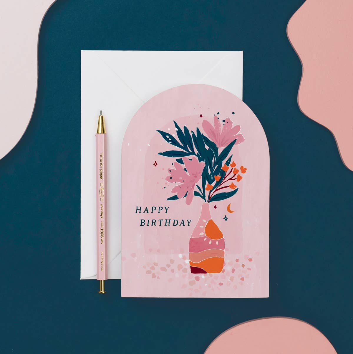 Vase Birthday Card | Floral Birthday Card | Flowers Cards