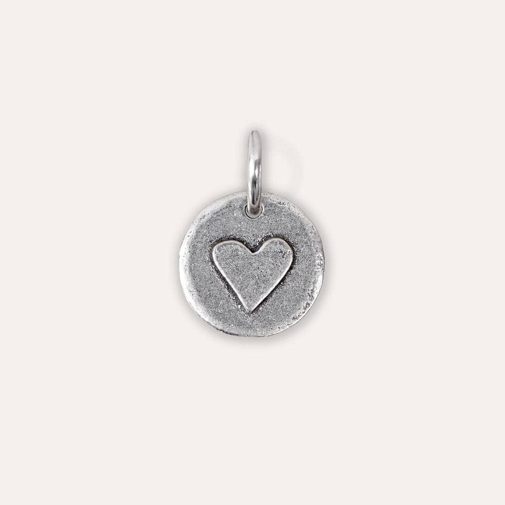 'A Little Bit of Love' Heart Charm