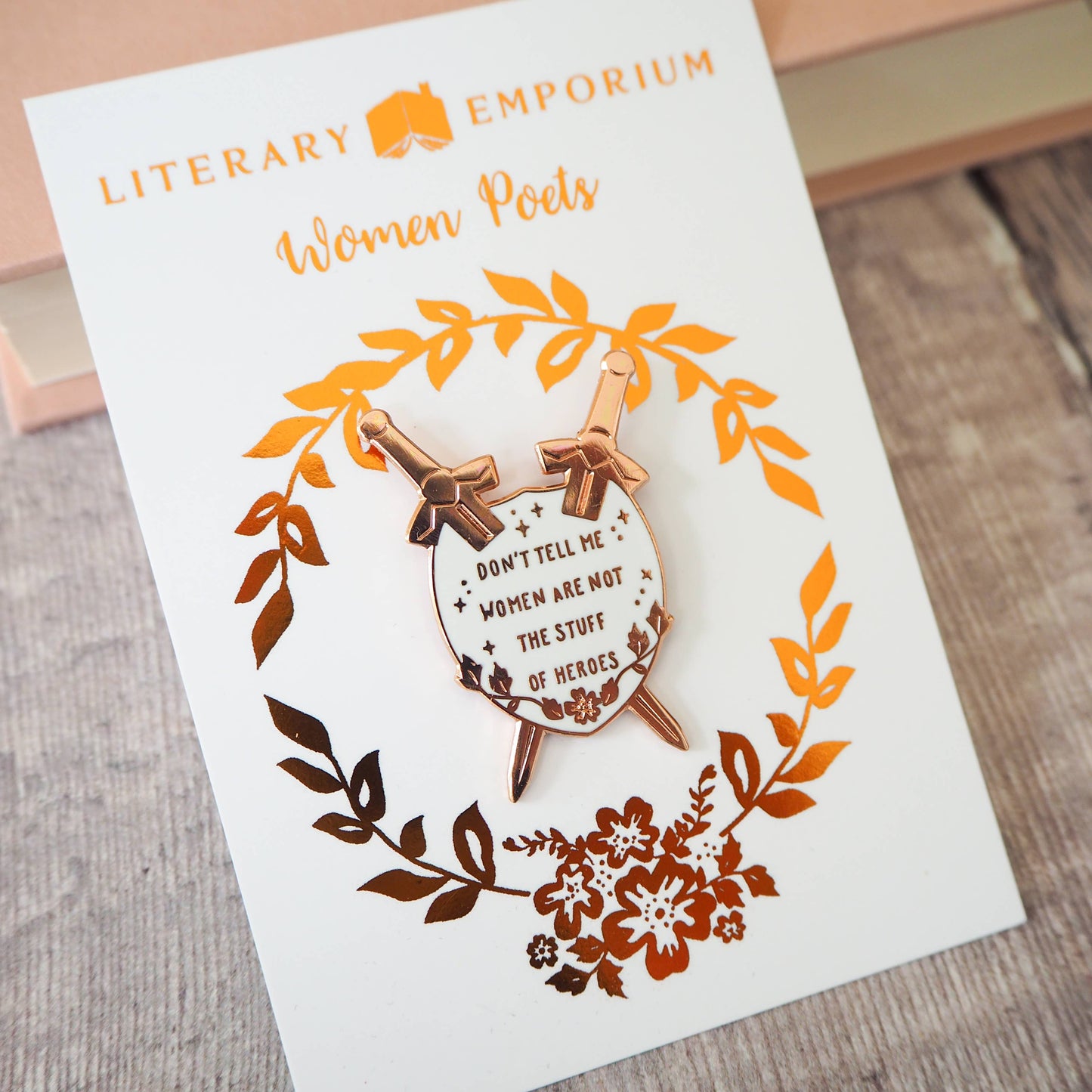 Qiu Jin Enamel Pin Badge - Women Poets Collection