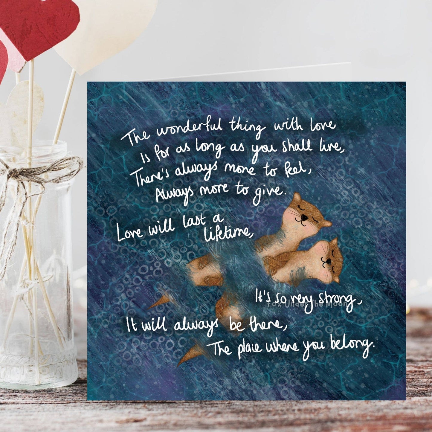 Foiled Greeting Card - 'Love'