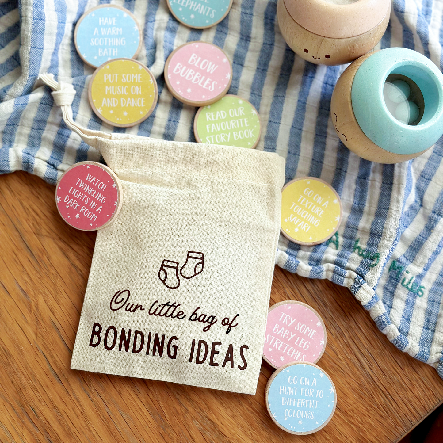 Little Bag Of New Baby Bonding Idea Tokens