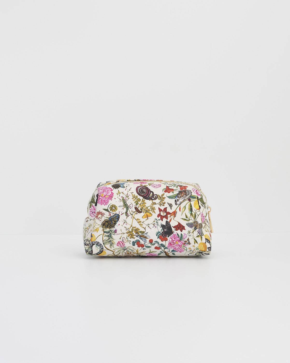 FABLE Floral Engravings Cosmetics Pouch