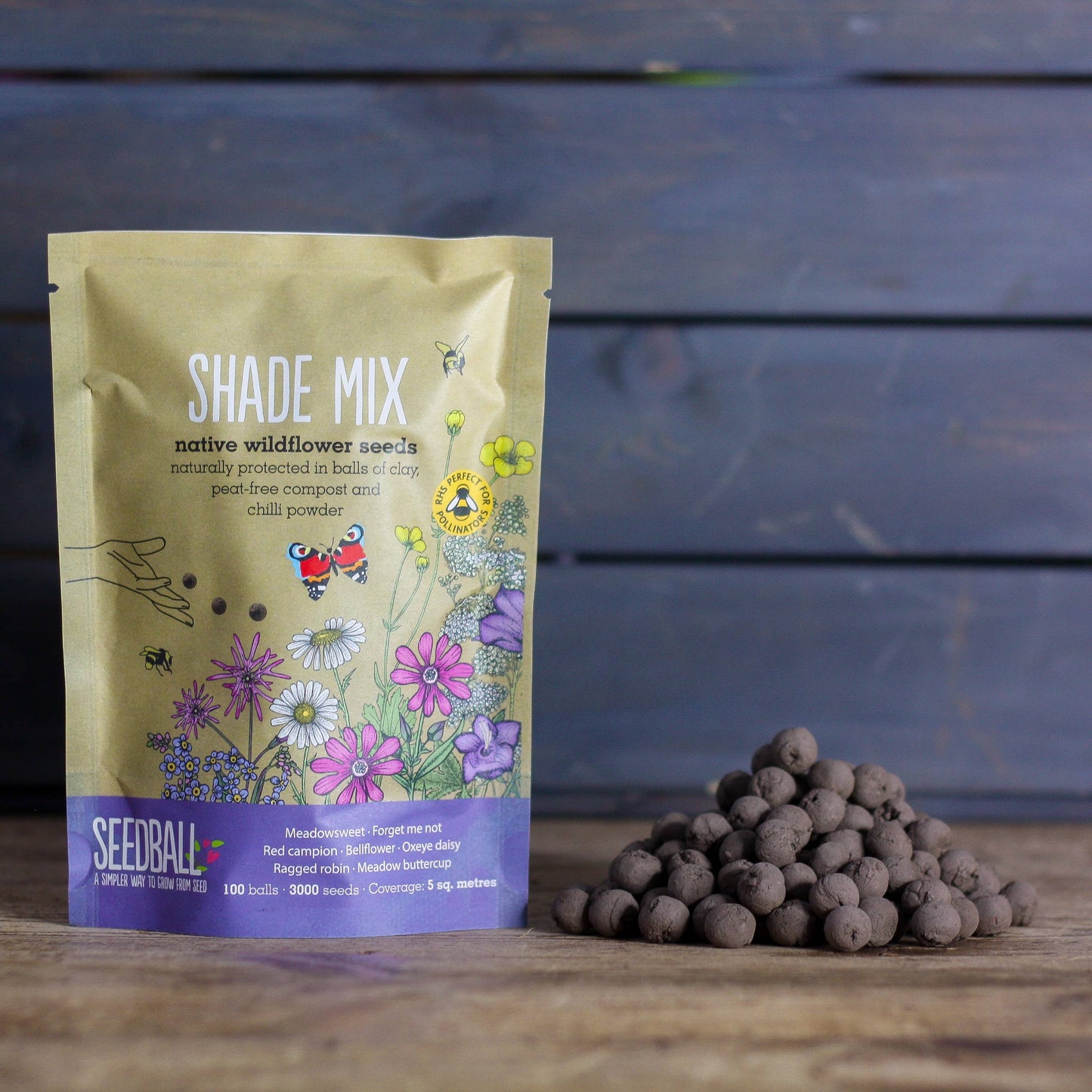 Seedball Wildflower Grab Bags - Shade Mix