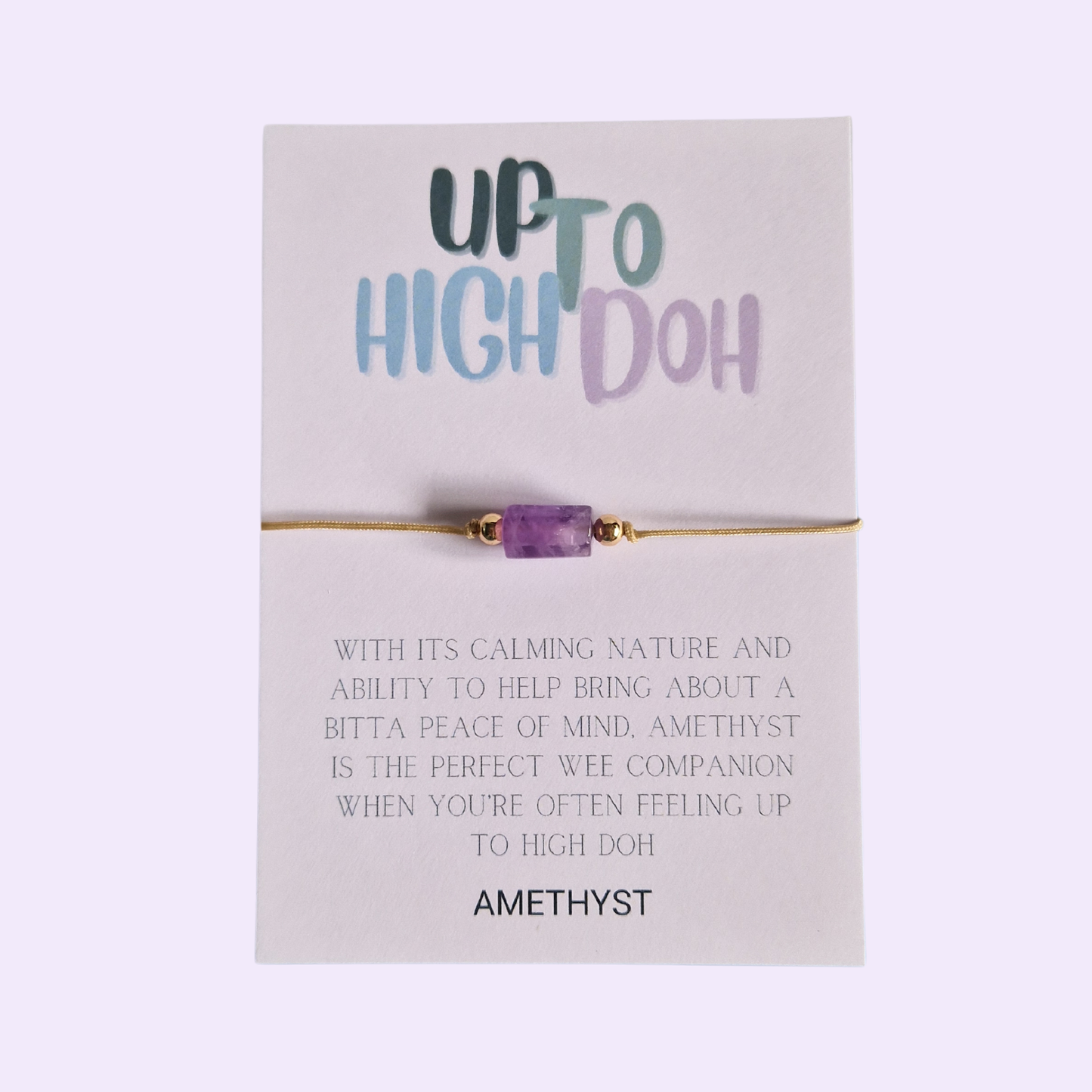 UP TO HIGH DOH ADJUSTABLE BRACELET