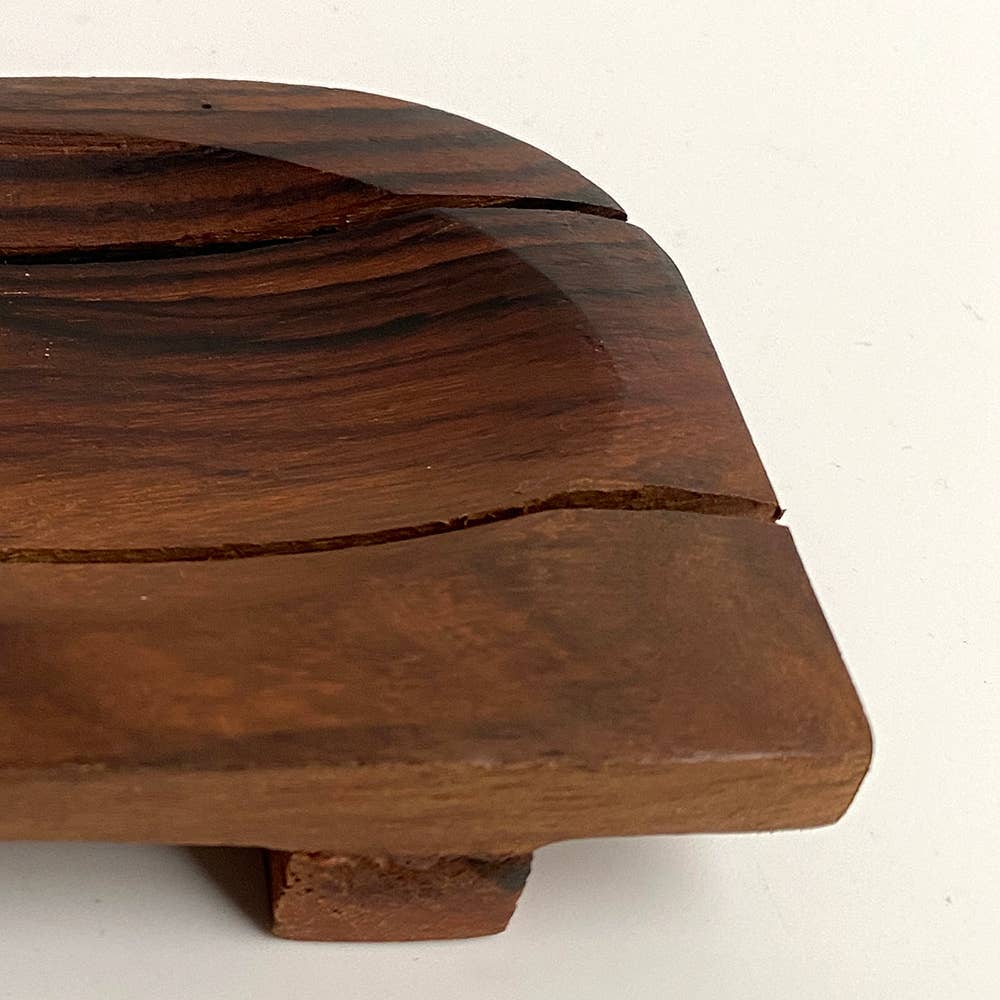 Sono Wood Soap Dish, 11x8cm