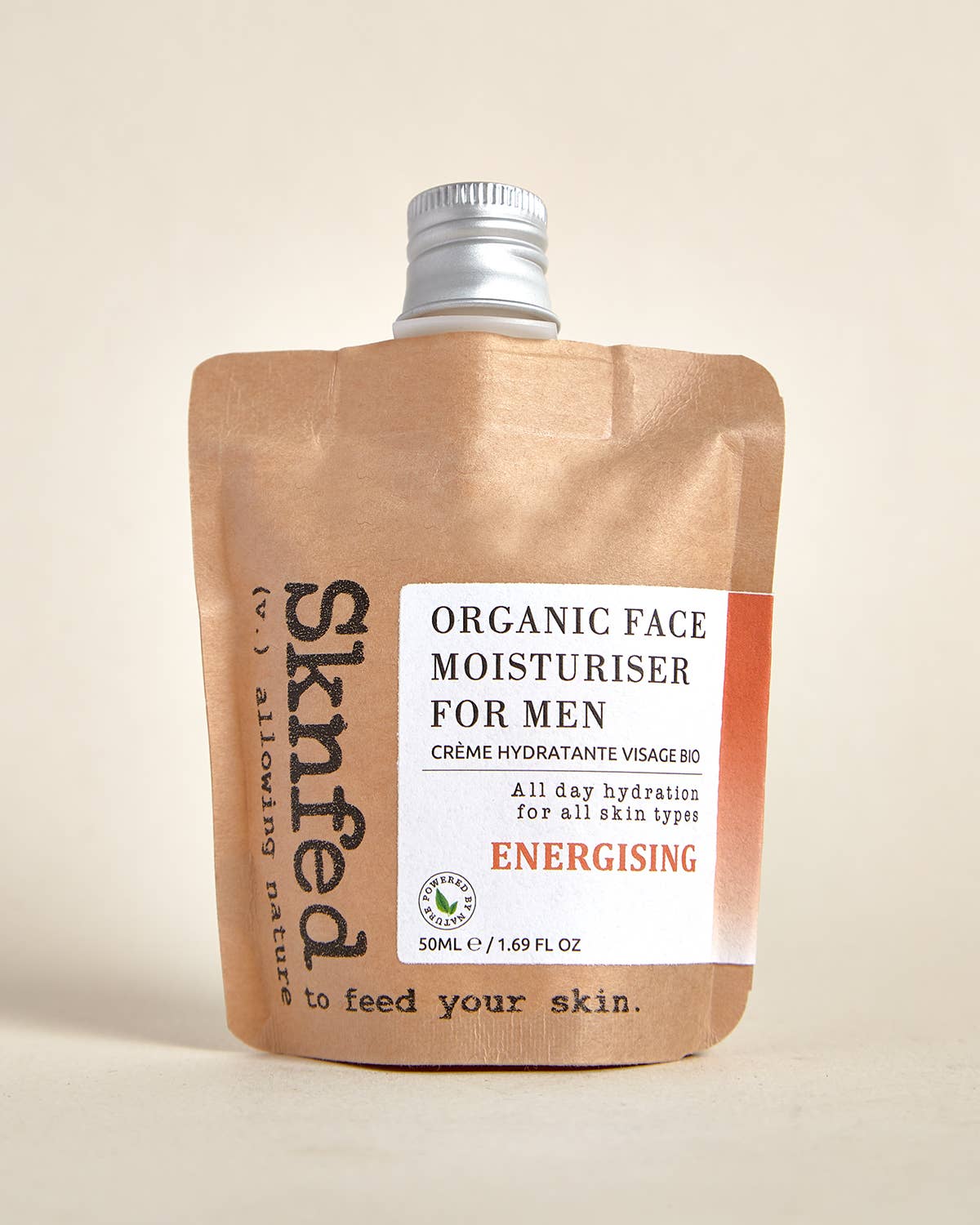 Organic Face Moisturiser For Men - Energising
