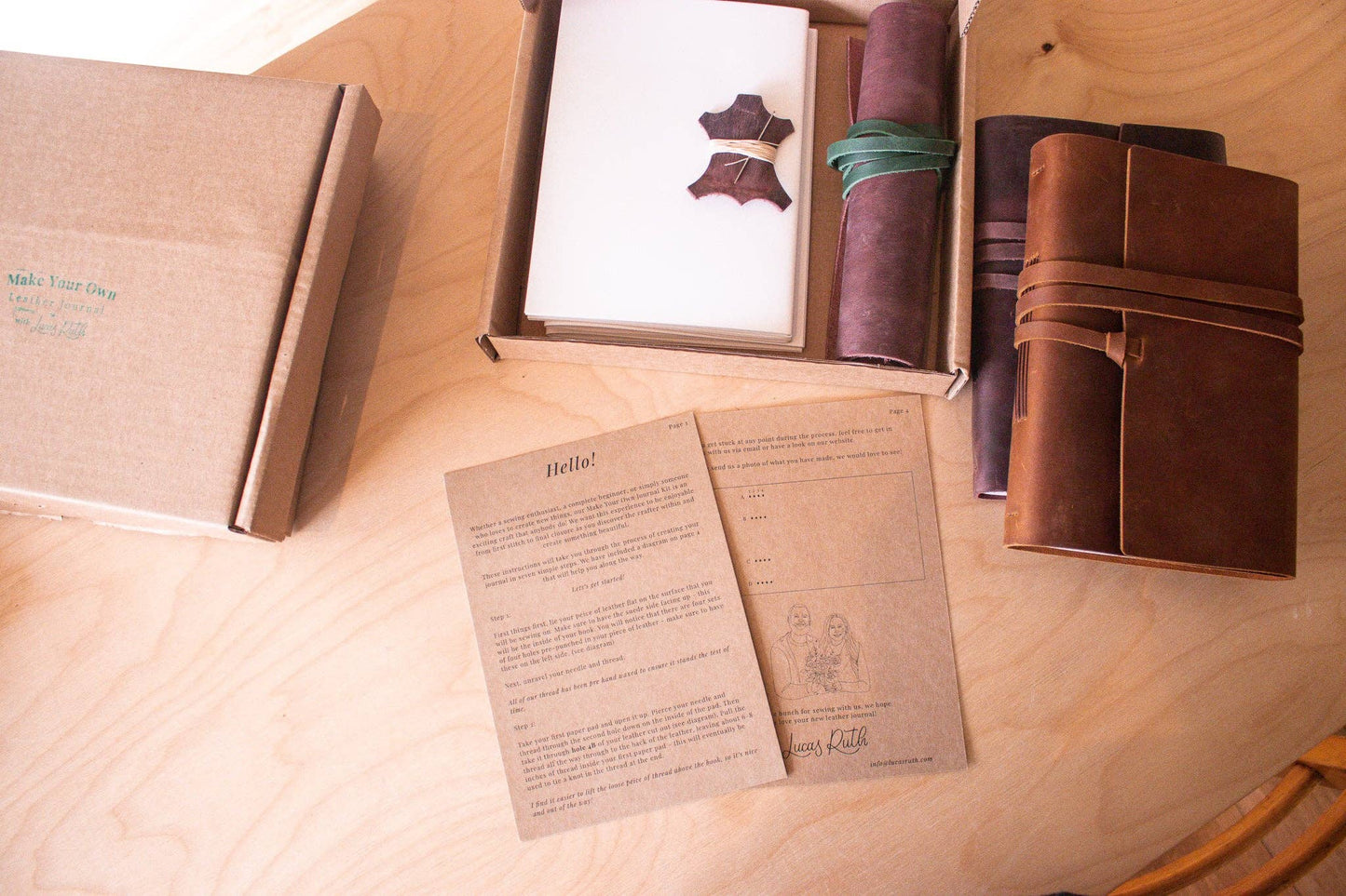 DIY Leather Journal Kit (A5)