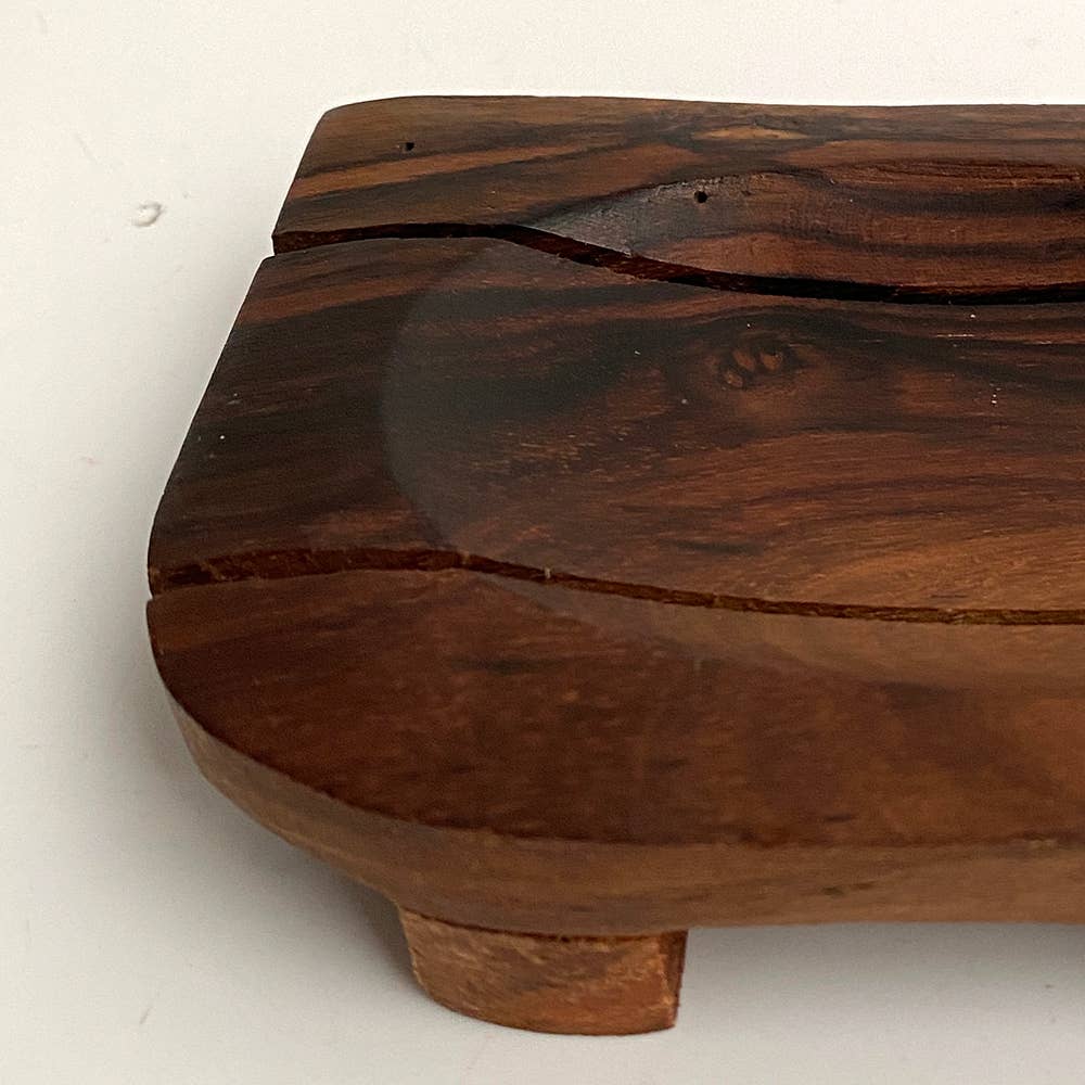 Sono Wood Soap Dish, 11x8cm