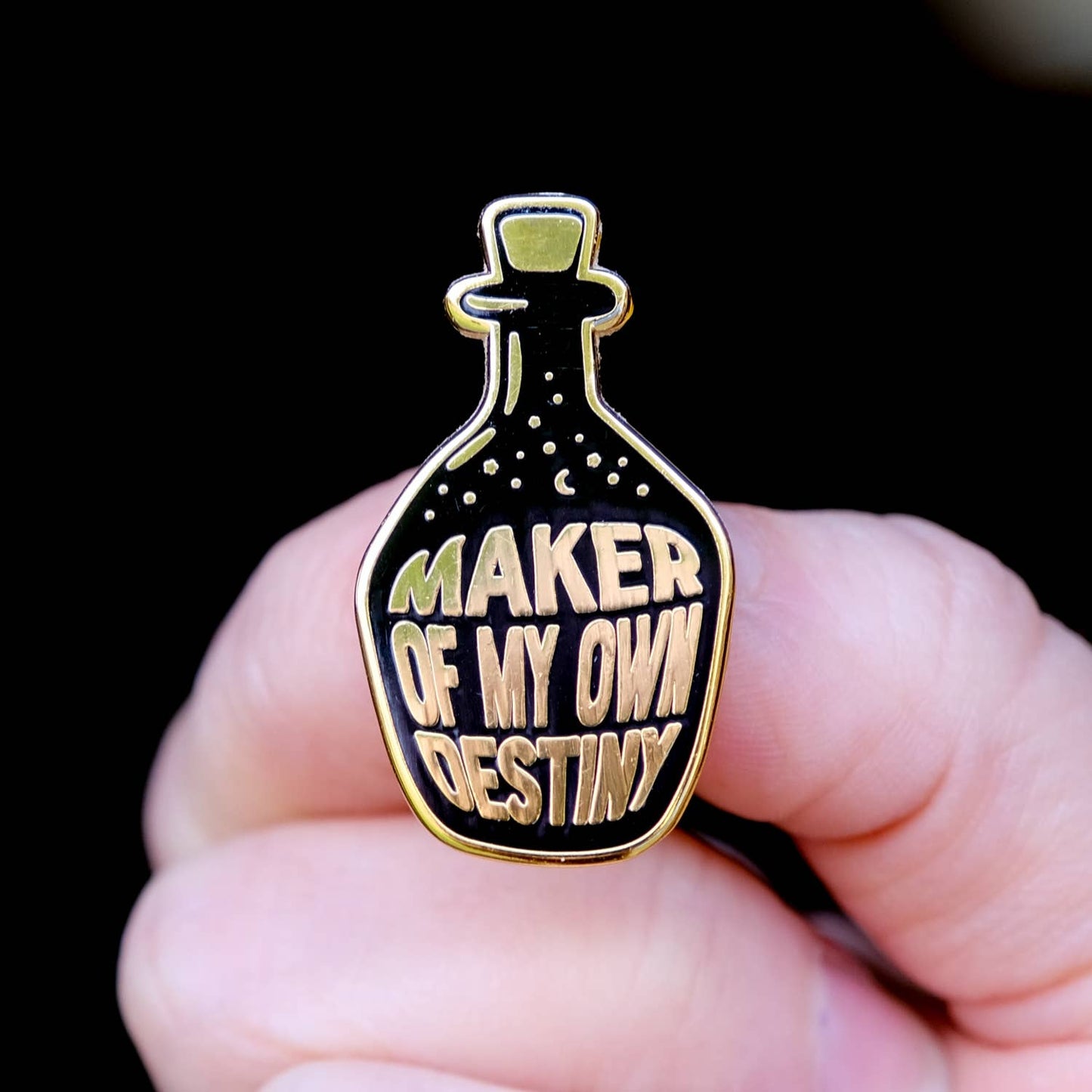 Maker Of Your Own Destiny Enamel Pin Badge