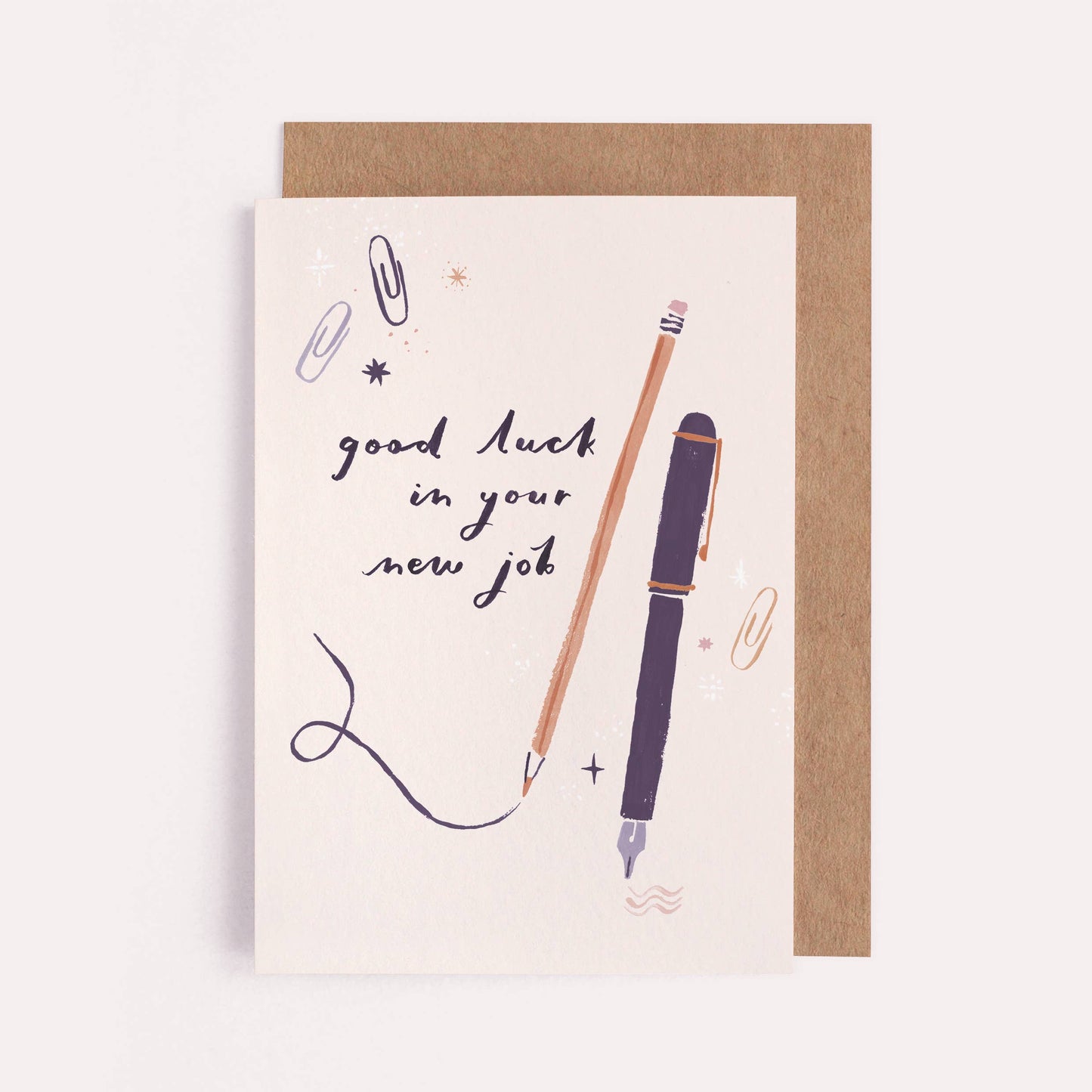 New Job Pencil Card | New Job Card | Congratulations Cards