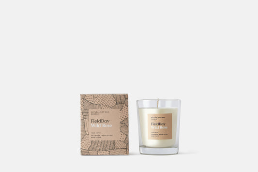 Field Day Wild Rose Large Vegetable Soy Wax Candle