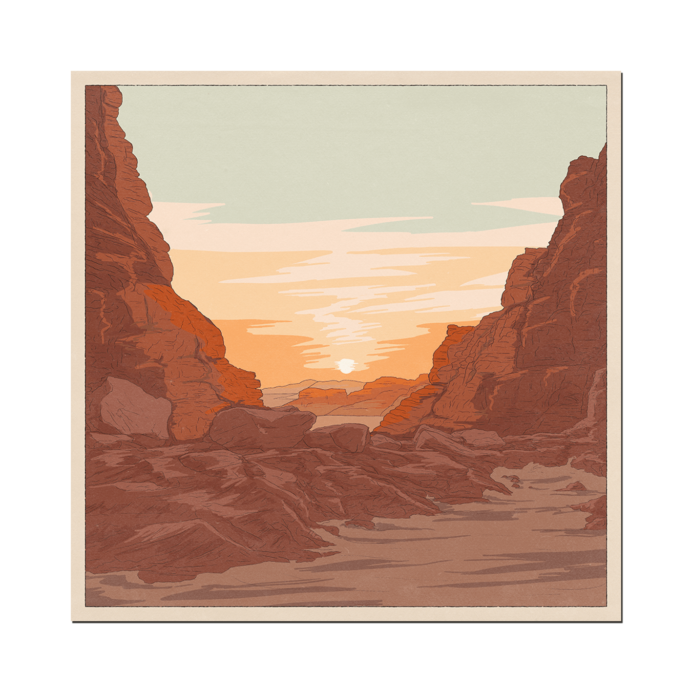 Aeolian Sunrise Print