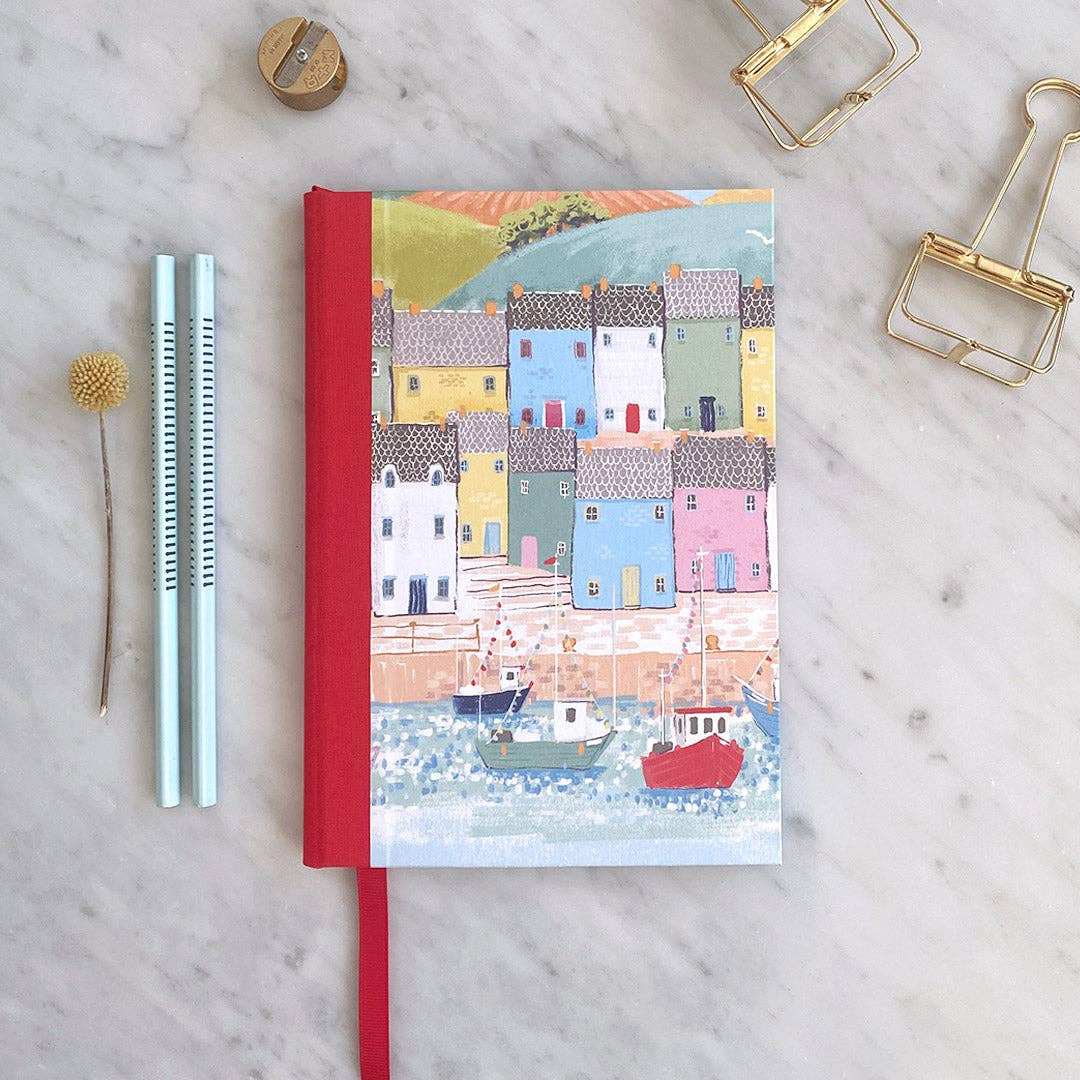 Papercrown NI - A5 Notebook with Coastal & Boat Design